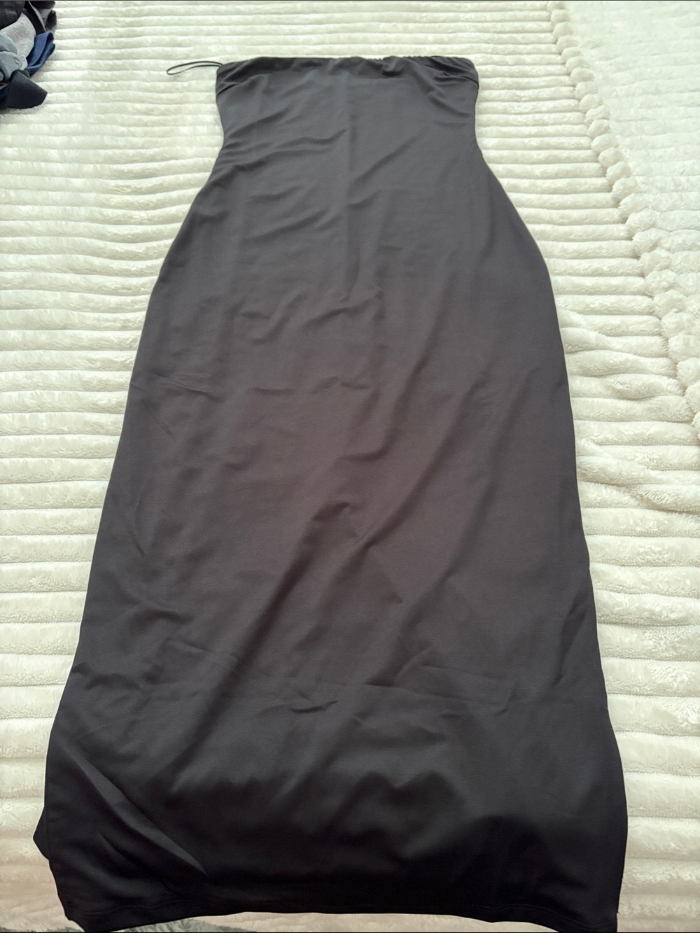 Express Strapless Black Maxi Dress